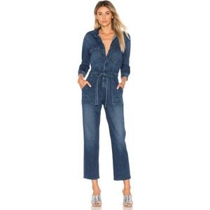 Revolve 3x1 Aikido Denim Jumpsuit Overall in Elsa Size Small